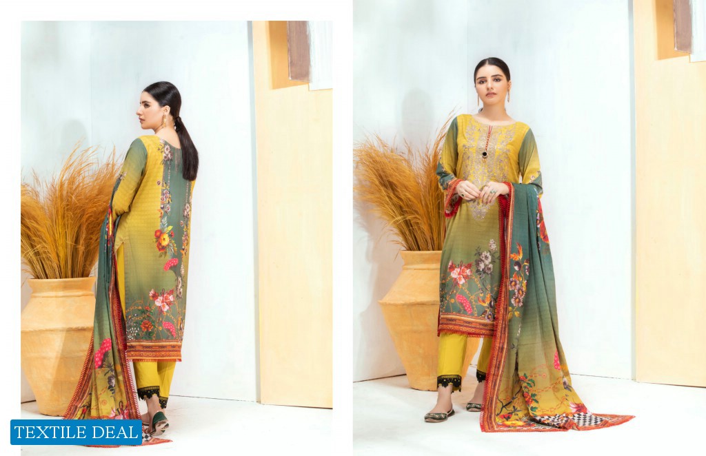 ZS Regalia Digital Embroidered Series 3 Wholesale Pakistani Suits