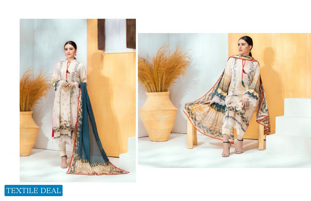 ZS Regalia Digital Embroidered Series 3 Wholesale Pakistani Suits