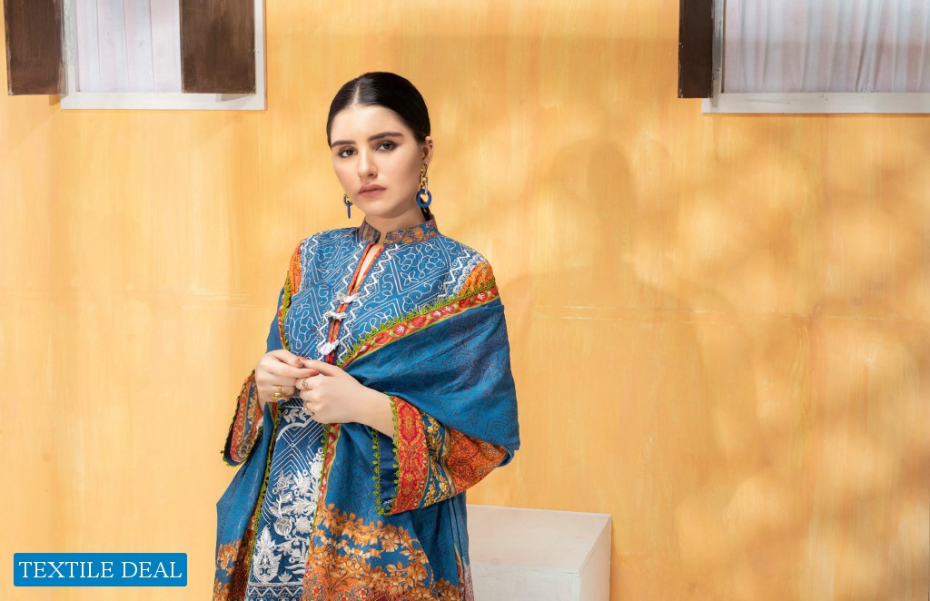 ZS Regalia Digital Embroidered Series 3 Wholesale Pakistani Suits