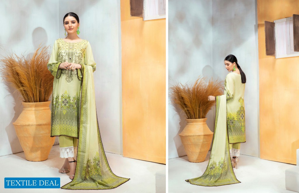 ZS Regalia Digital Embroidered Series 3 Wholesale Pakistani Suits