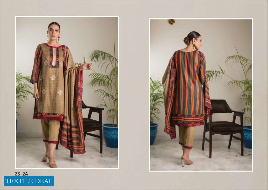 ZS Sahil Embroidered Collection 2021 Wholesale Pakistani Dress
