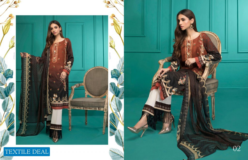 ZS Sahil Exclusive Embroidered Collection Wholesale Original Pakistani Salwar Kameez