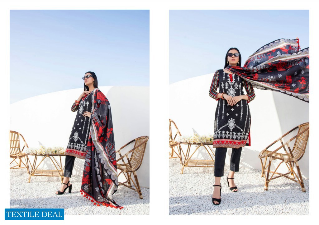 ZS Sahil Festive Embroidered Lawn Collection 2021