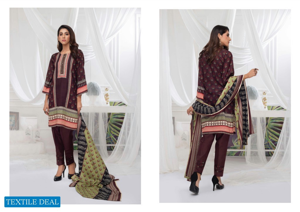 ZS Sahil Festive Lawn 2021 Wholesale Original Pakistani Dress