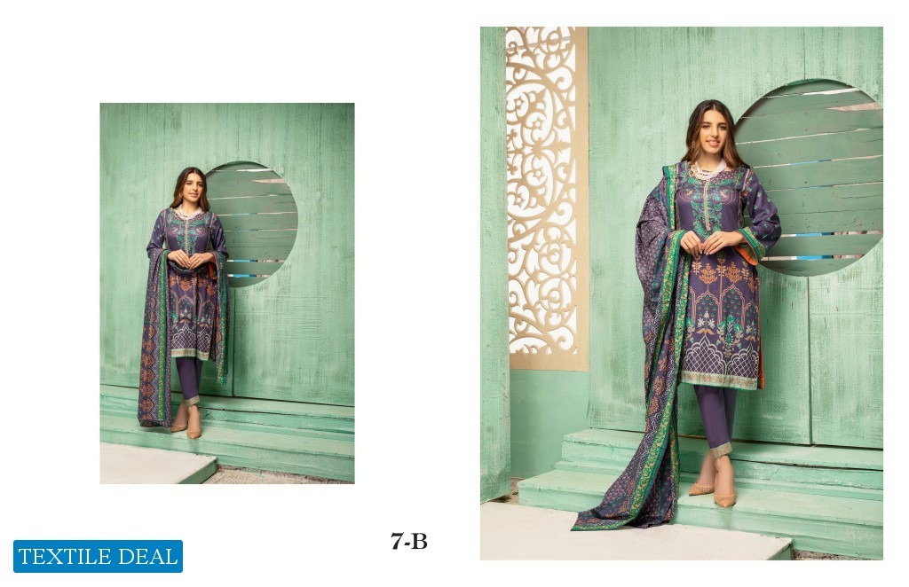 ZS Sahil Lawn Collection Vol-1 Wholesale Branded Pakistani Dress
