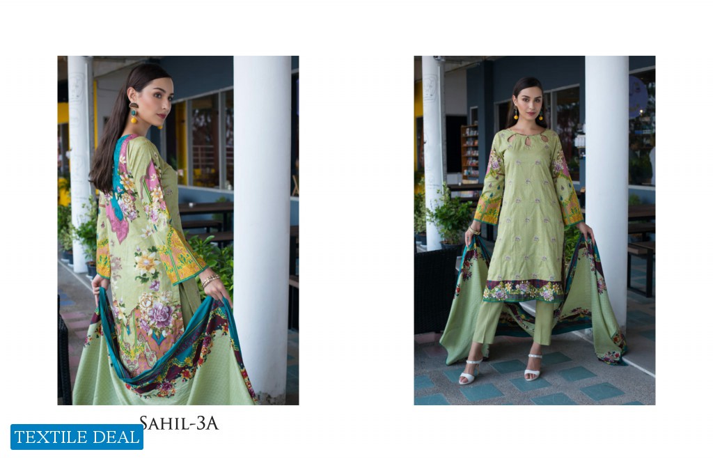 ZS Sahil Mid Summer Embroidered Cambric Collection Wholesale original pakistani Salwar Suits