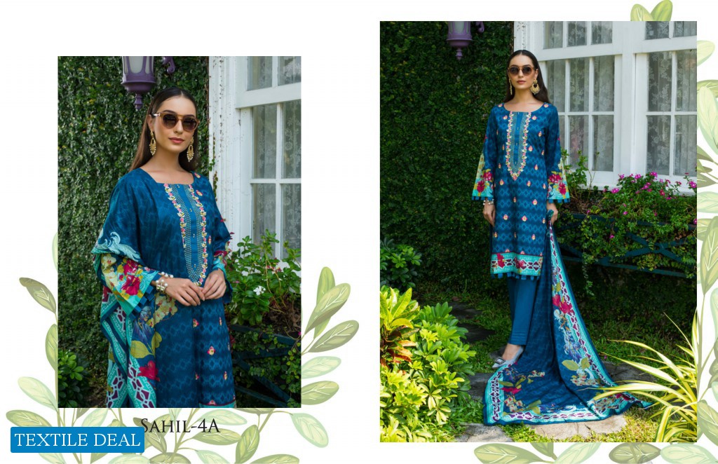 ZS Sahil Mid Summer Embroidered Cambric Collection Wholesale original pakistani Salwar Suits