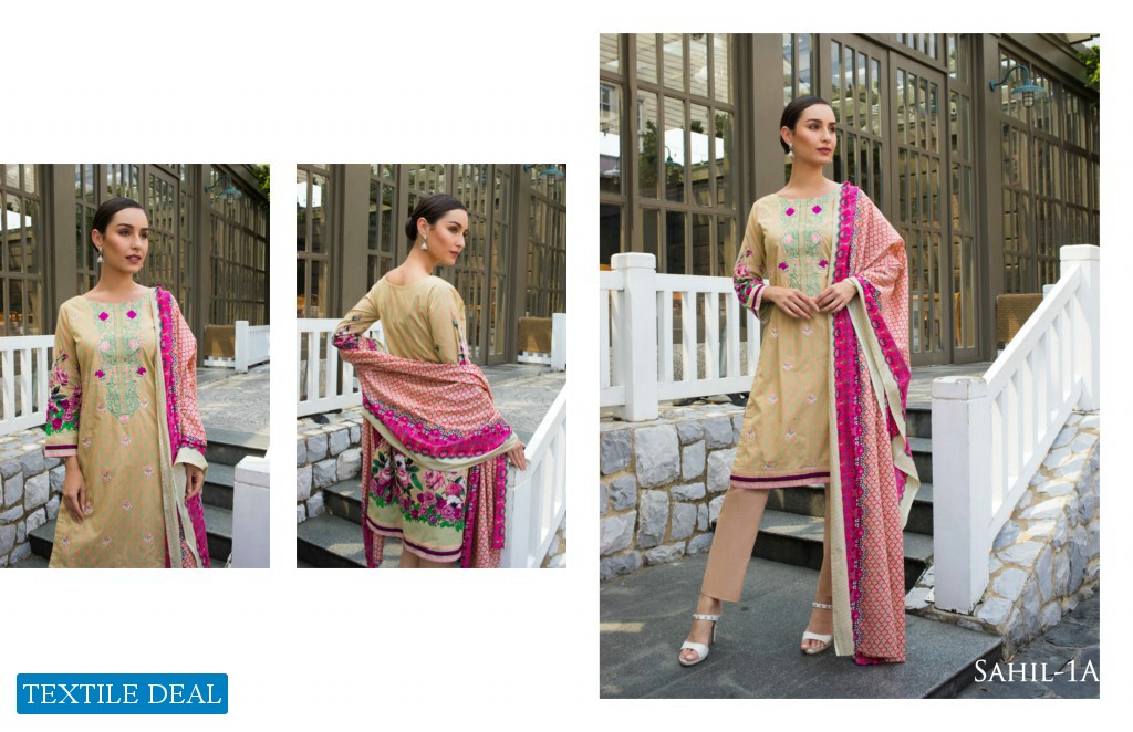 ZS Sahil Mid Summer Embroidered Cambric Collection Wholesale original pakistani Salwar Suits