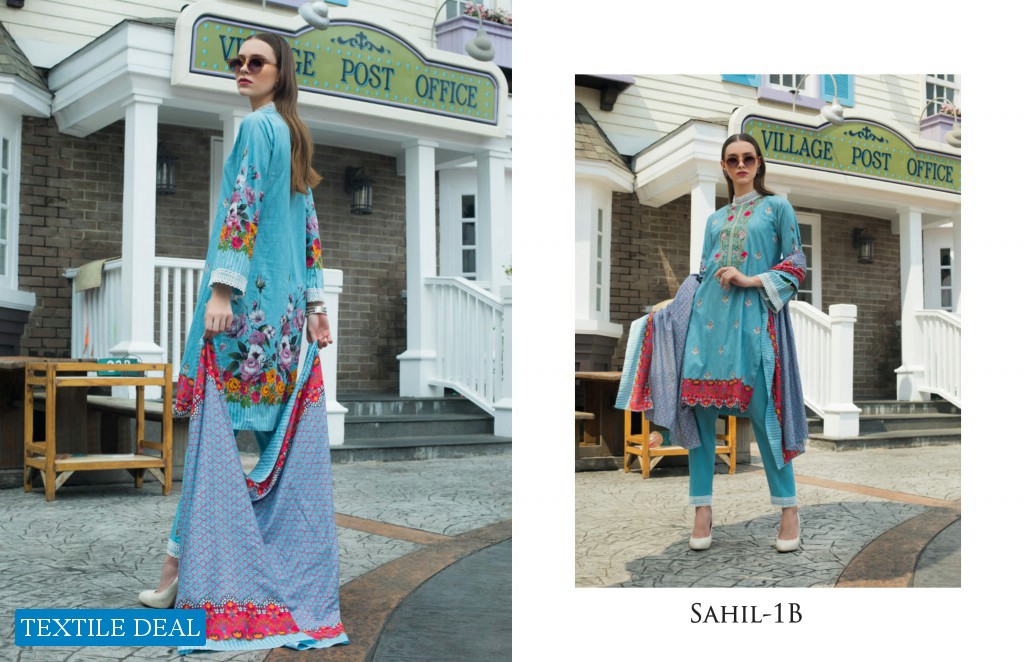 ZS Sahil Mid Summer Embroidered Cambric Collection Wholesale original pakistani Salwar Suits