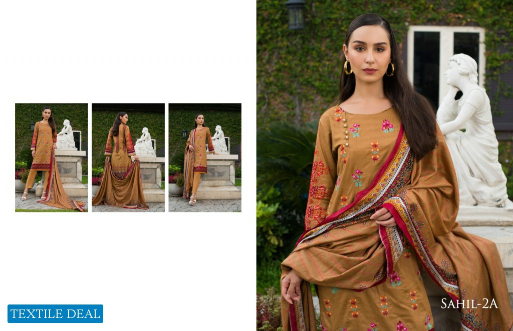 ZS Sahil Mid Summer Embroidered Cambric Collection Wholesale original pakistani Salwar Suits