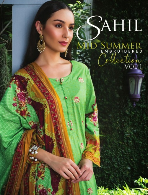 ZS Sahil Mid Summer Embroidered Cambric Collection Wholesale original pakistani Salwar Suits