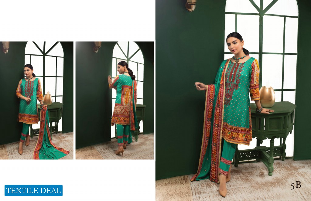 ZS Sahil Midsummer Embroidered Pakistani Designer Salwar Kameez