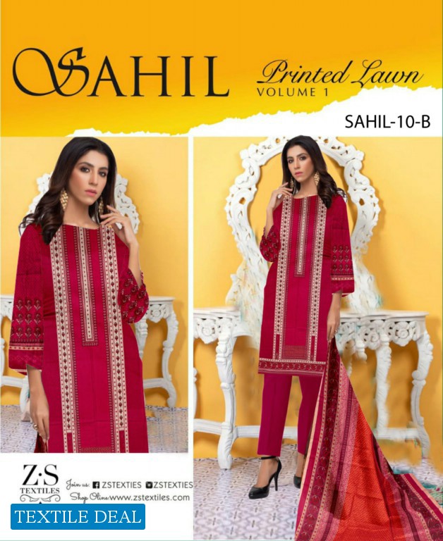 ZS Sahil Printed Lawn 2021 Wholesale Original Pakistani Dress
