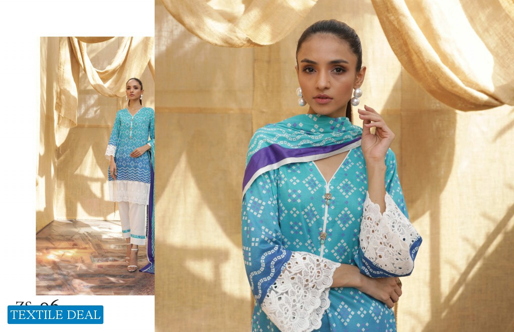 ZS Sahil Printed Vol-4 Wholesale Pakistani Salwar Kameez