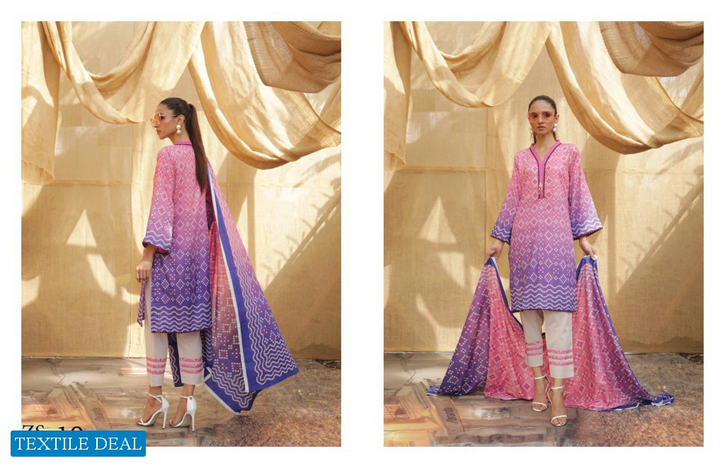 ZS Sahil Printed Vol-4 Wholesale Pakistani Salwar Kameez