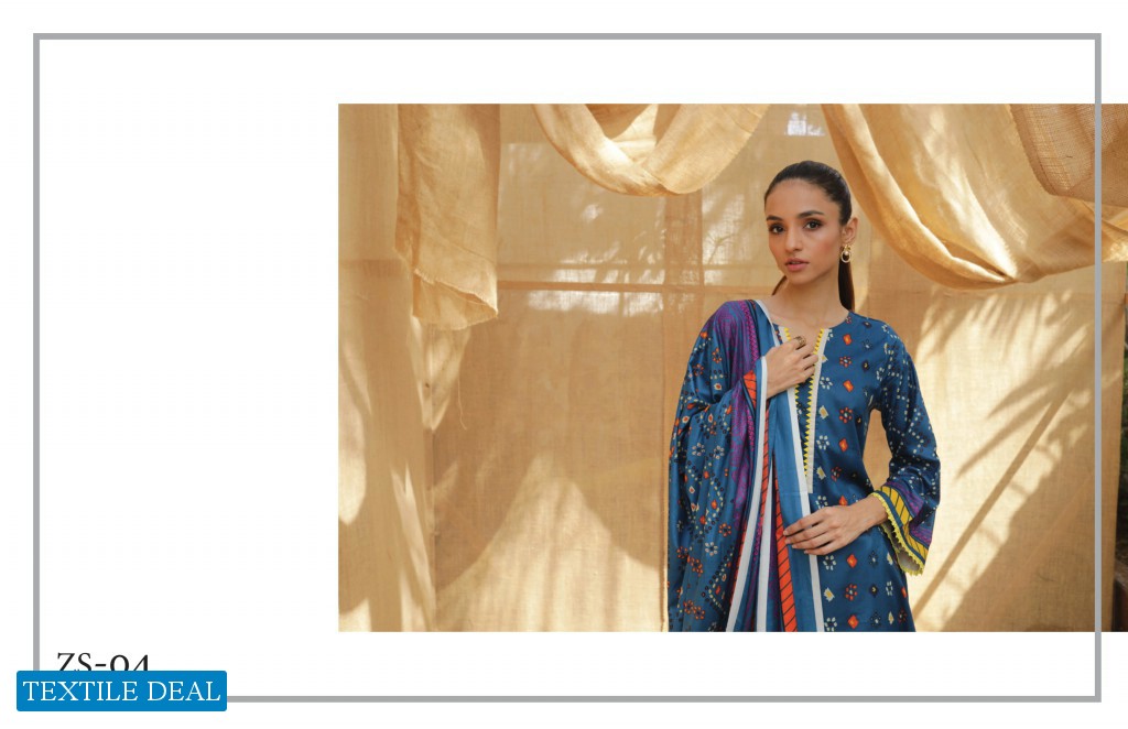 ZS Sahil Printed Vol-4 Wholesale Pakistani Salwar Kameez