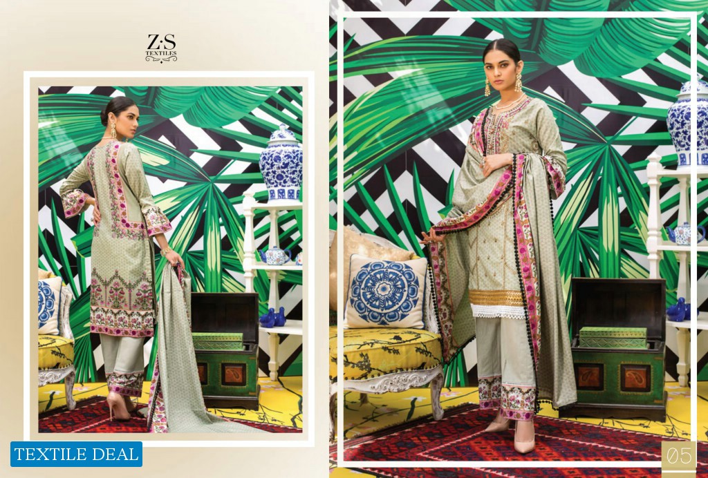 ZS Signature Icon Embroidered Collection Vol-1 Wholesale Branded Pakistani Suits