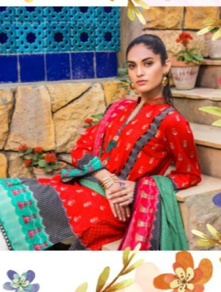 ZS Signature Icon Lawn Vol-2 Wholesale Embroidered Pakistani Dress