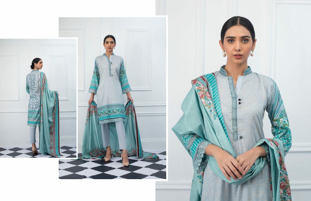 ZS Signature Icon Vol-3 Wholesale Lawn Printed Dress