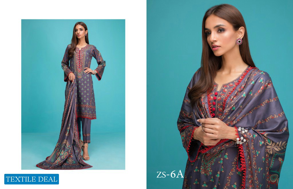 ZS Signature Icon lawn Wholesale Branded Pakistani Suits