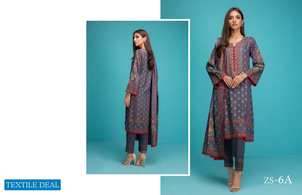 ZS Signature Icon lawn Wholesale Branded Pakistani Suits