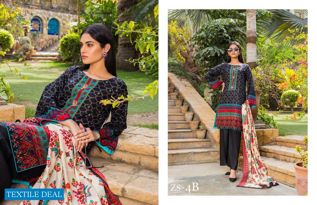 ZS Signature Icon lawn Wholesale Branded Pakistani Suits
