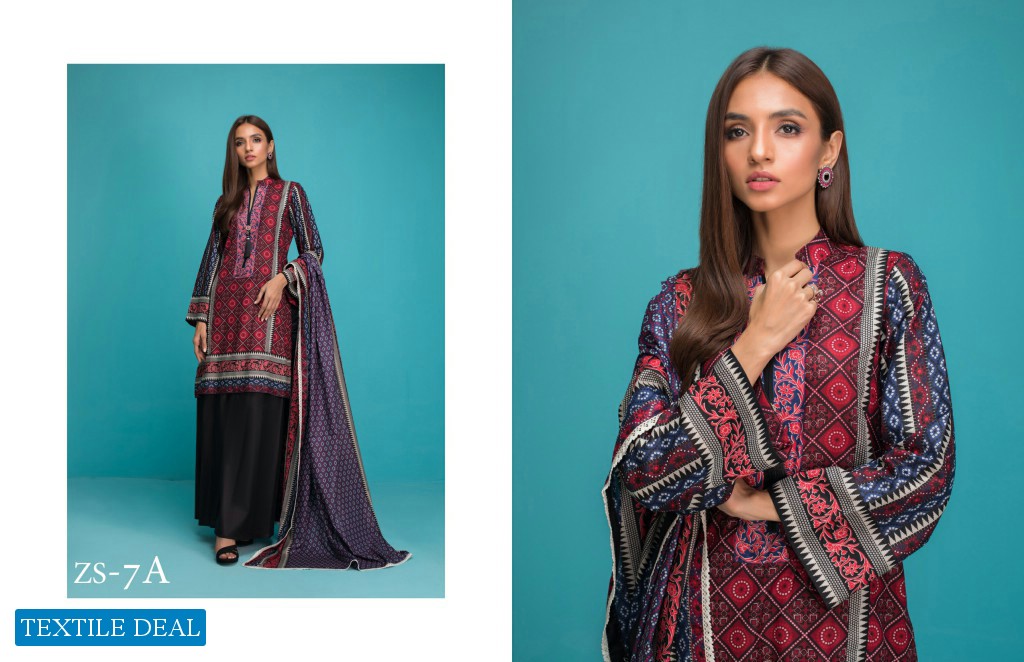 ZS Signature Icon lawn Wholesale Branded Pakistani Suits