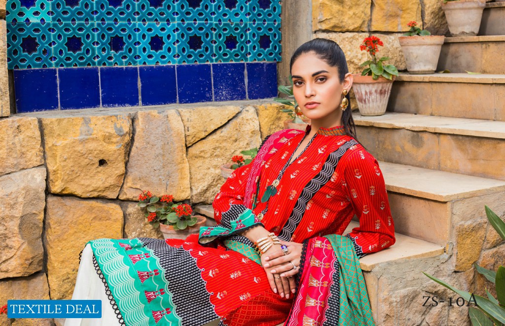 ZS Signature Icon lawn Wholesale Branded Pakistani Suits
