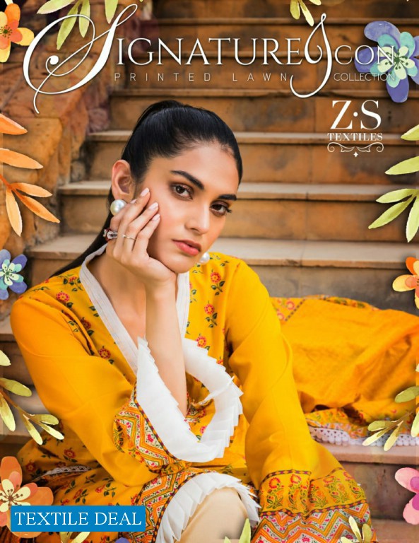 ZS Signature Icon lawn Wholesale Branded Pakistani Suits