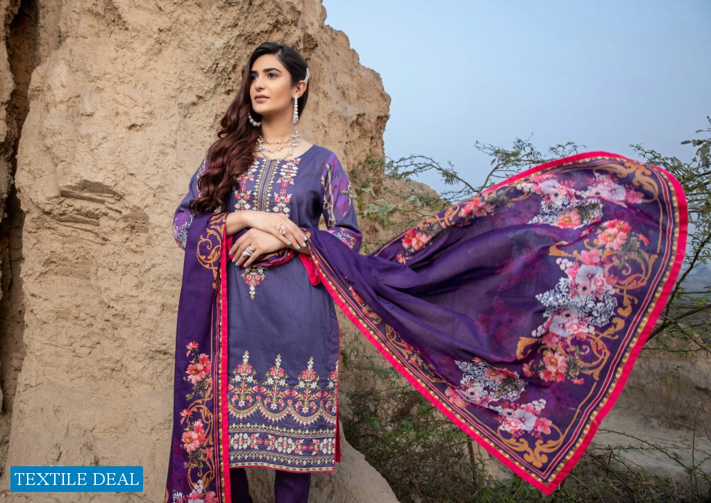 ZS Subhhata Masakali Digital Embroidered Lawn Collection 2021 Pakistani Suits