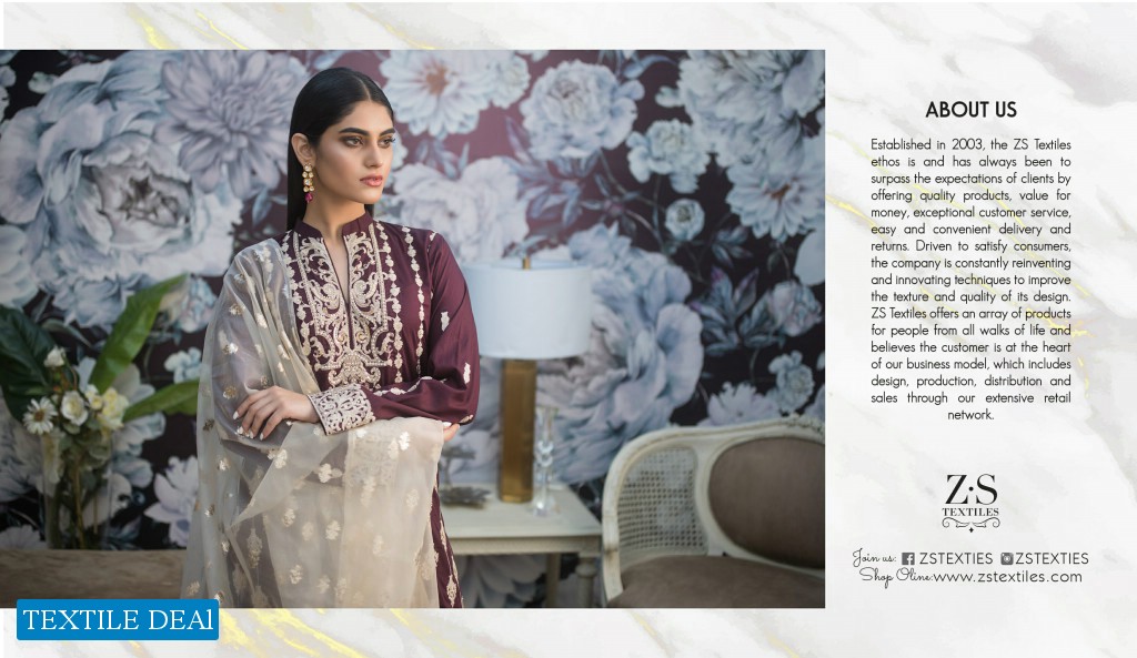 ZS kalyan Mid Summer Embroidered Collection 2019 Wholesale Shopping Pakistani Dress