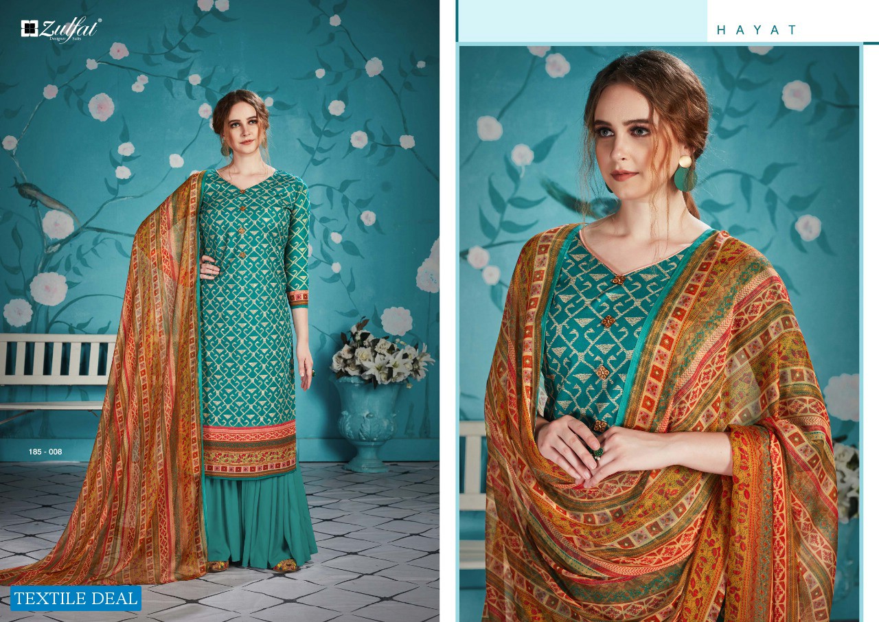 ZULFAT DESIGNER PRESENT HAYAT COTTON DIGITAL PRINT CASUAL SALWAR SUIT
