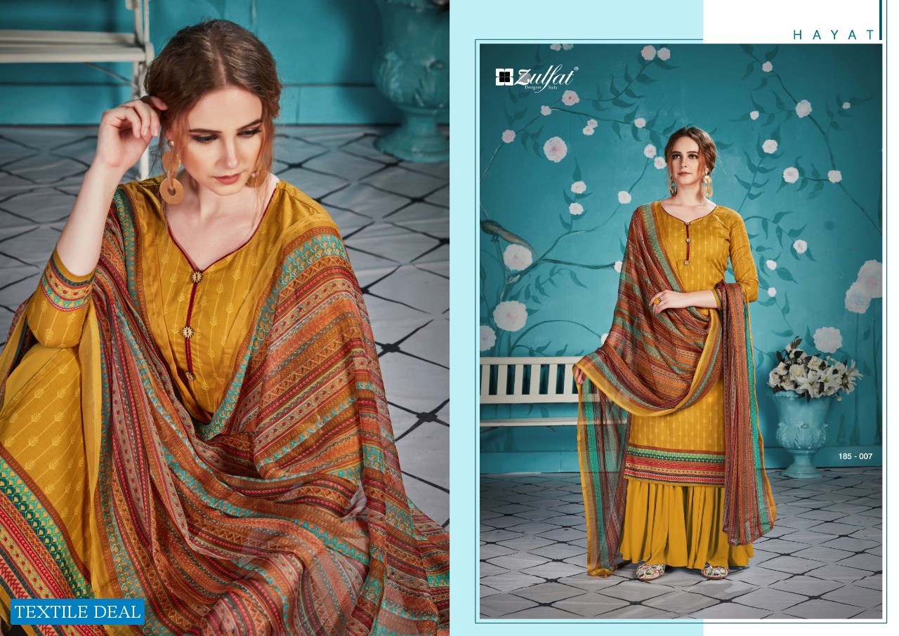 ZULFAT DESIGNER PRESENT HAYAT COTTON DIGITAL PRINT CASUAL SALWAR SUIT
