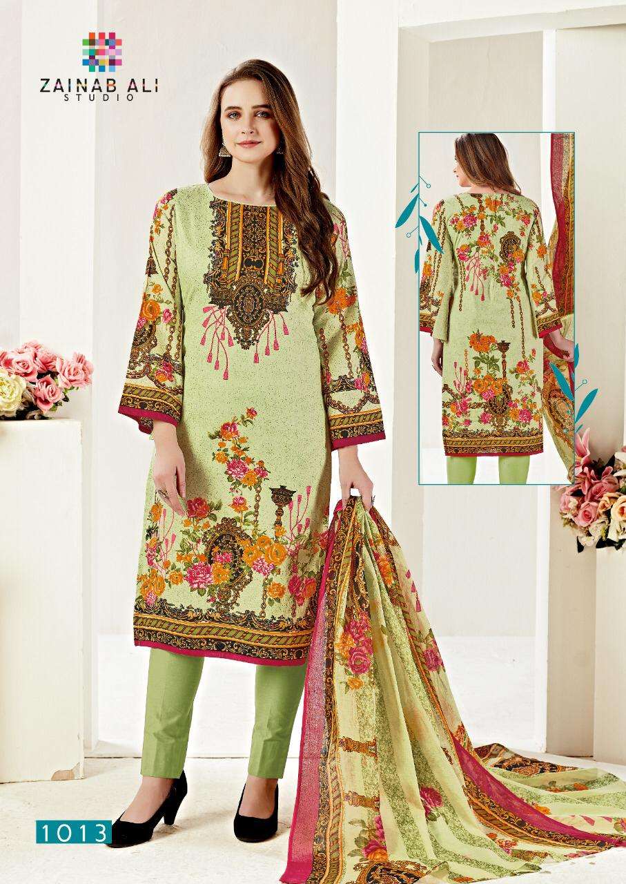 Zainab Ali Lawn Collection Vol-1 Wholesale Lawn Dress Material