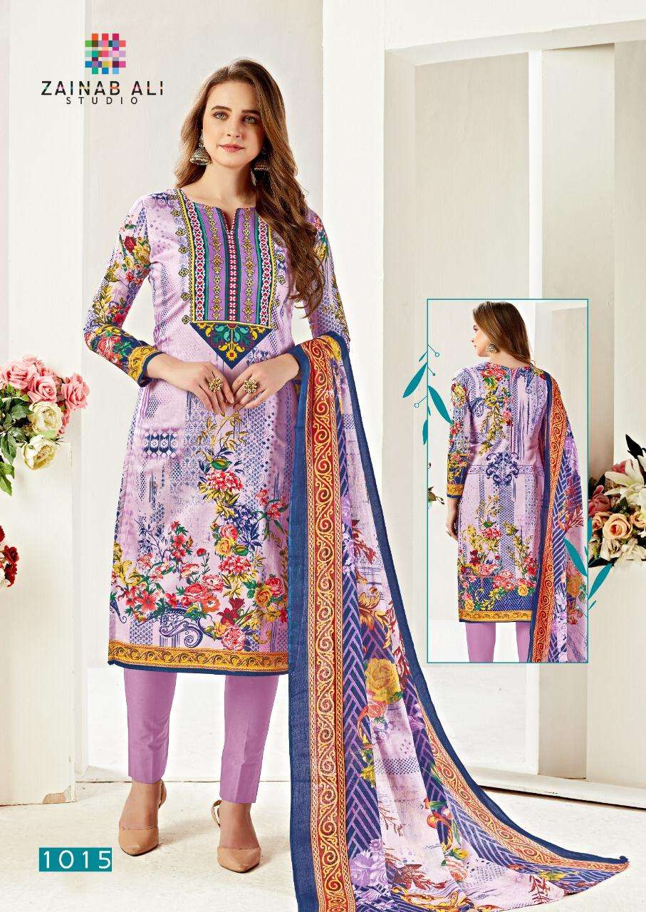 Zainab Ali Lawn Collection Vol-1 Wholesale Lawn Dress Material