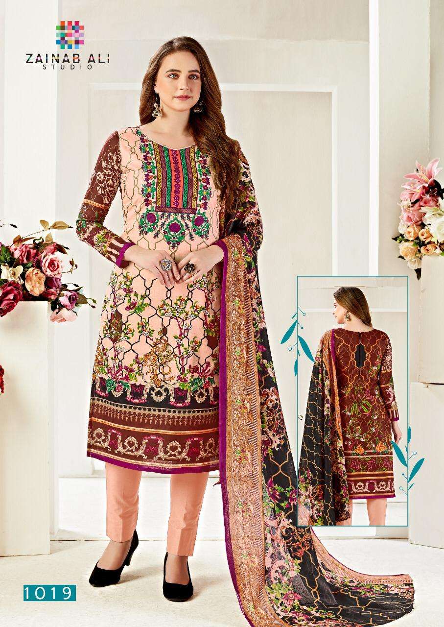 Zainab Ali Lawn Collection Vol-1 Wholesale Lawn Dress Material