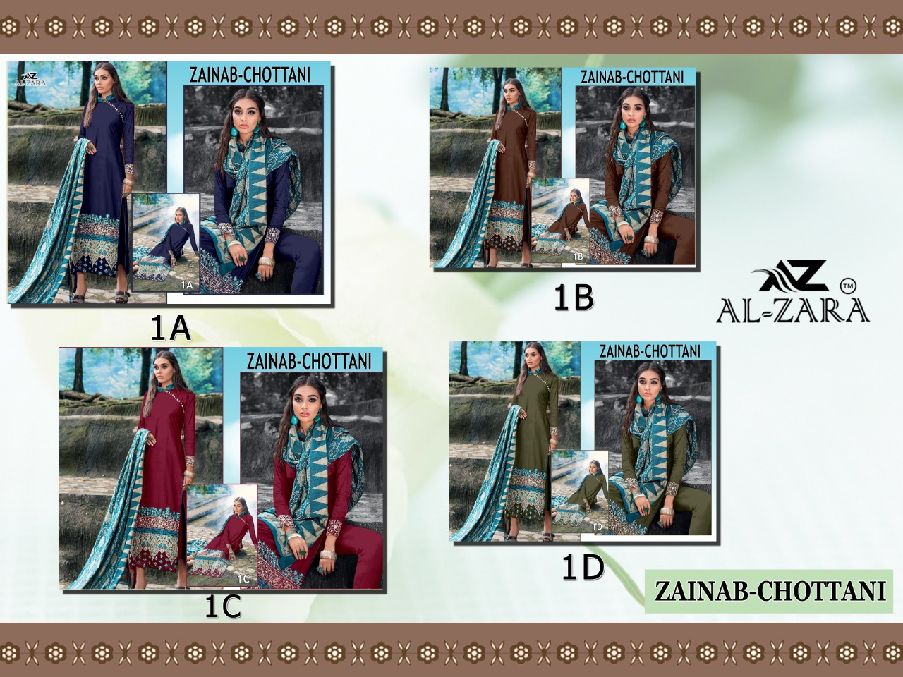 Zainab Chottani Luxury Collection by AL ZARA wholesale in india