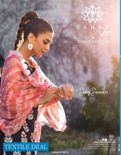 Zainab Chottani Tahra Lawn Spring Summer 2021 Pakistani Dress