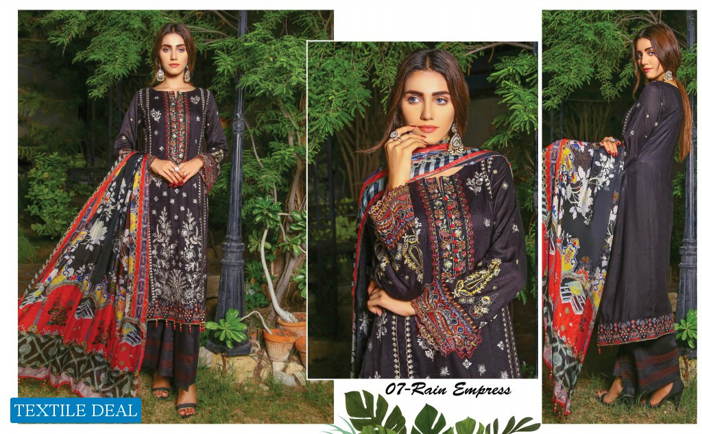 Zainab Fazlani By Prime Arts Royal idyllic Self Jacquard Luxury Embroidered Collection