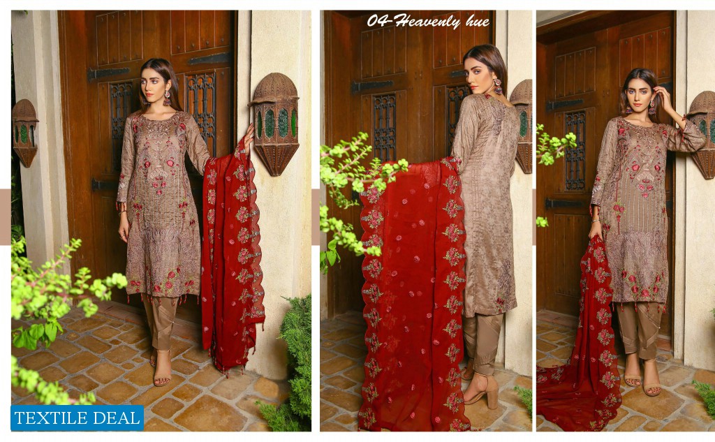 Zainab Fazlani By Prime Arts Royal idyllic Self Jacquard Luxury Embroidered Collection