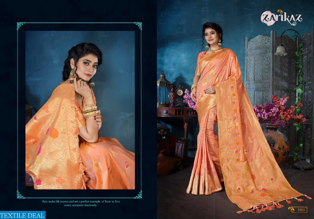 Zarikaz Pihu Vol-5 Wholesale Banarasi Silk Sarees