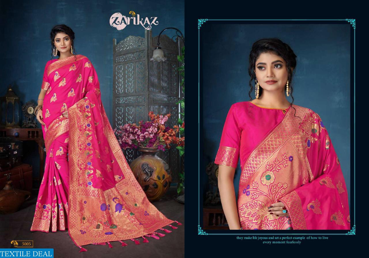 Zarikaz Pihu Vol-5 Wholesale Banarasi Silk Sarees