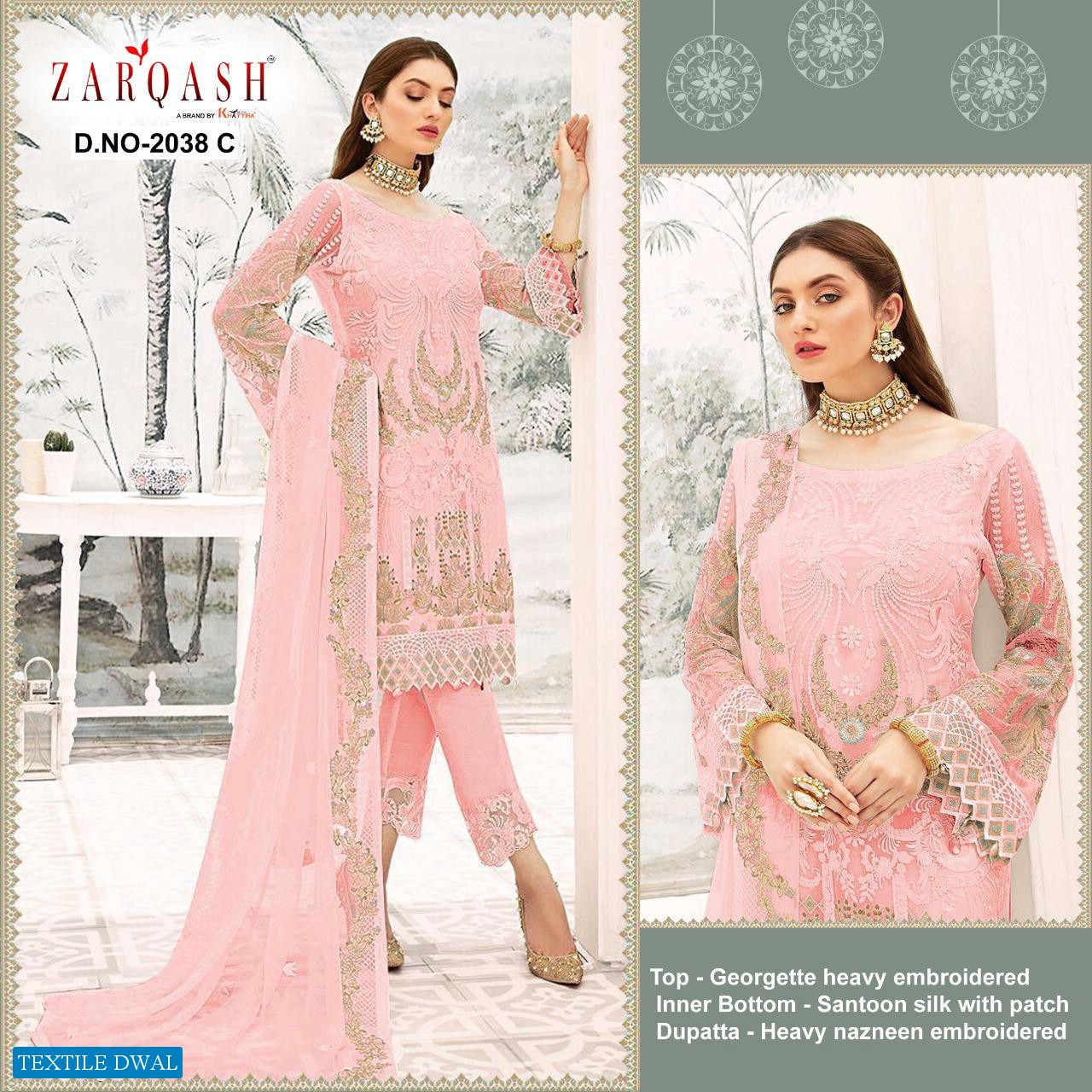 Zarqash Noor DN 2038 Wholesale Pakistani Concept Dress