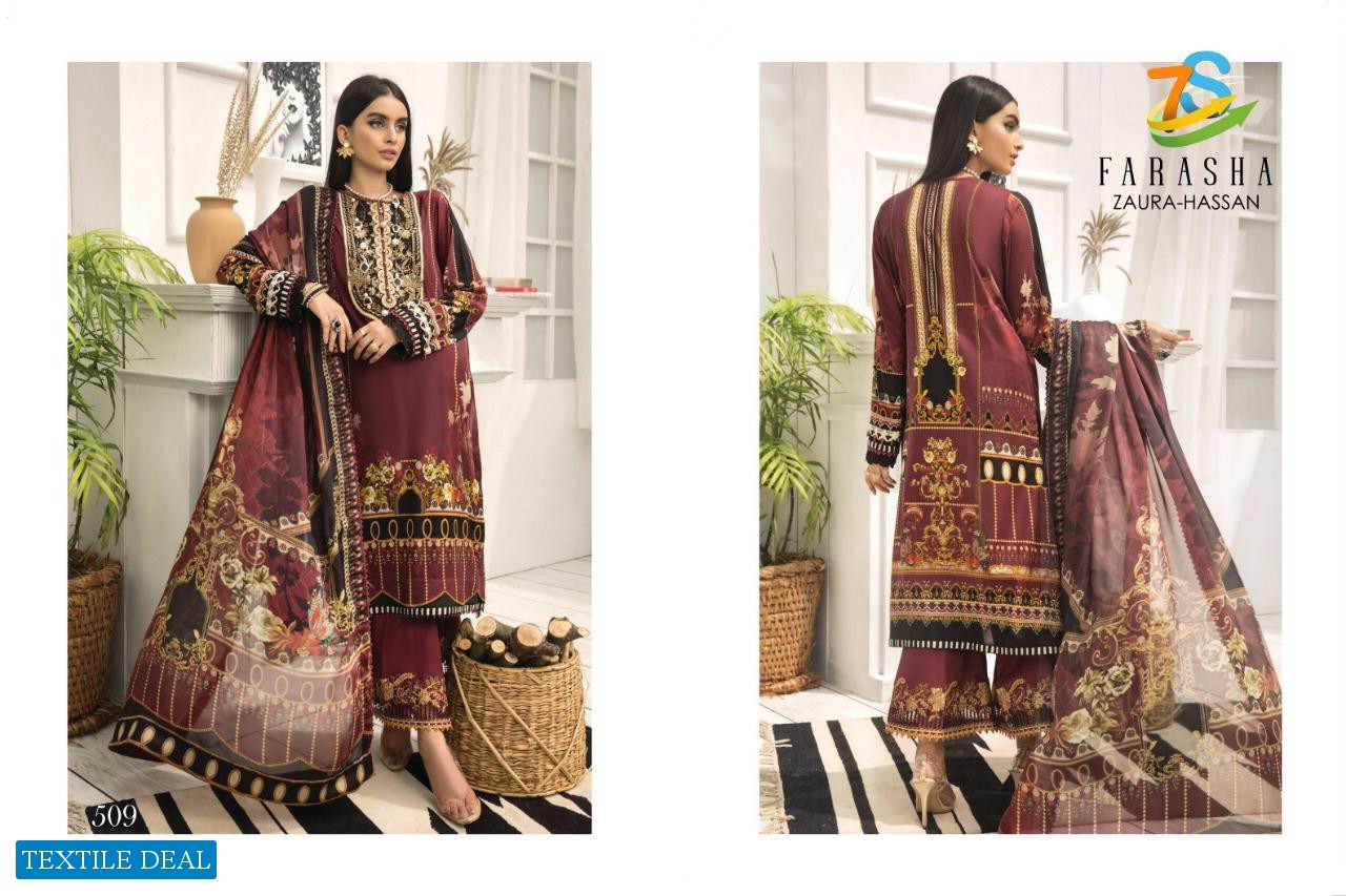 Zaura Hassan Farasha Wholesale Pakistani Concept Salwar Kameez