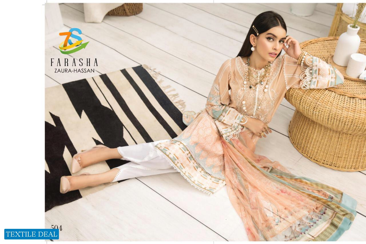 Zaura Hassan Farasha Wholesale Pakistani Concept Salwar Kameez