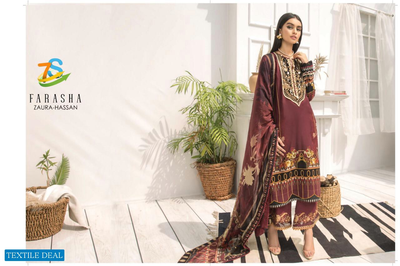 Zaura Hassan Farasha Wholesale Pakistani Concept Salwar Kameez