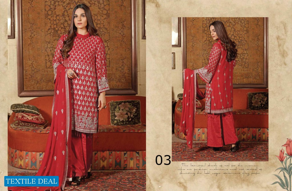 Zebaish Angan Luxury Embroidered Chiffon Wholesale Pakistani Concept Dress