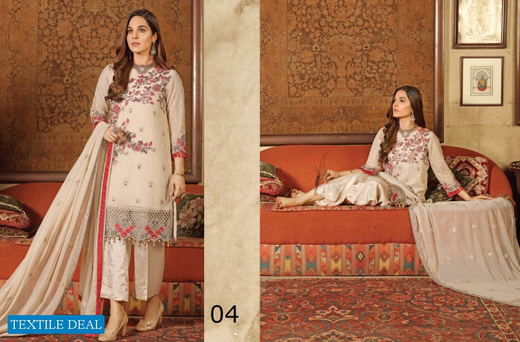 Zebaish Angan Luxury Embroidered Chiffon Wholesale Pakistani Concept Dress