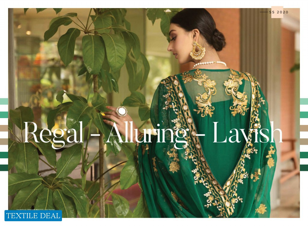 Zebtan Luxury Chiffon Embroidered Chiffon Vol-4 Wholesale Pakistani Branded Suits