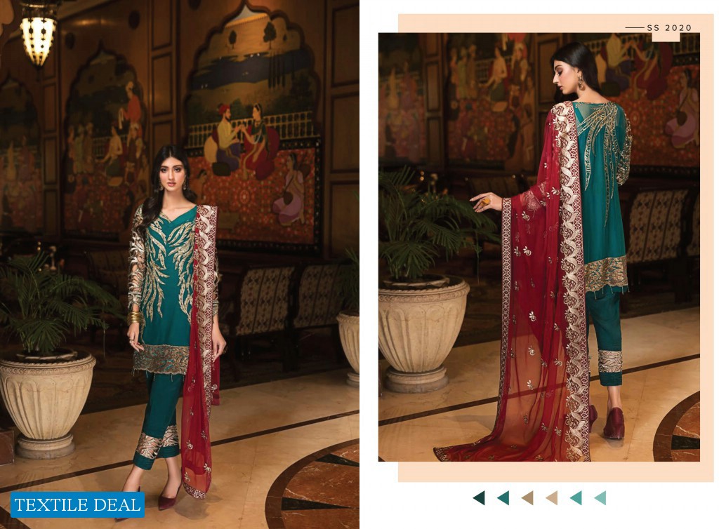 Zebtan Luxury Chiffon Embroidered Chiffon Vol-4 Wholesale Pakistani Branded Suits
